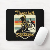 Mountainbiken Es wird nie einfacher Downhill Moun Mousepad (Mit Mouse)