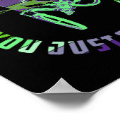 Mountainbiken Es wird nie einfacher Downhill Moun Poster (Ecke)
