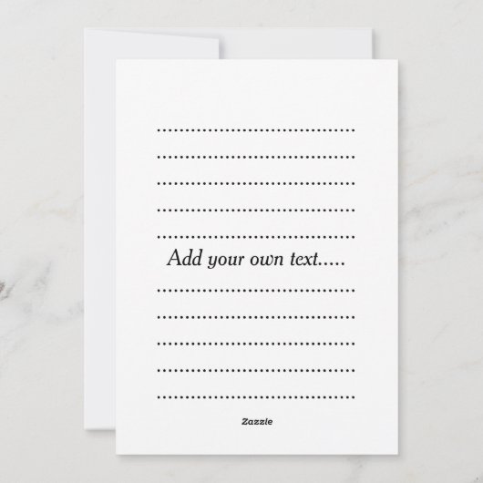 Mountainbiken Feiertagskarte (Rückseite)