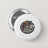 Mountainbiken Folgen Sie mir nicht, ich mache dumm Button (Vorne & Hinten)