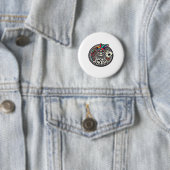 Mountainbiken Folgen Sie mir nicht, ich mache dumm Button (Beispiel)