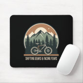 Mountainbiken: Gänge schalten und Ängste überwinde Mousepad (Mit Mouse)