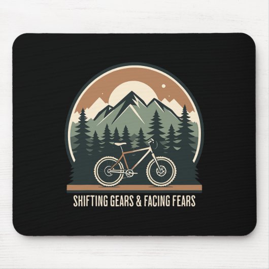 Mountainbiken: Gänge schalten und Ängste überwinde Mousepad (Vorne)