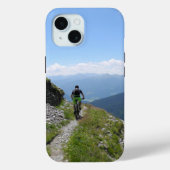 Mountainbiken im Grünen Case-Mate iPhone Hülle (Rückseite)