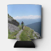 Mountainbiken im Grünen Dosenkühler (Rückseite)