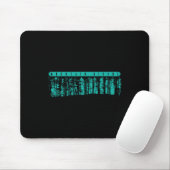 Mountainbiken im Wald Mousepad (Mit Mouse)