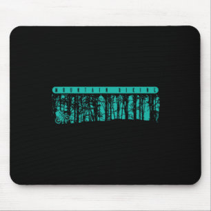 Mountainbiken im Wald Mousepad