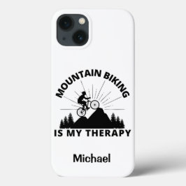 Mountainbiken ist meine Therapie Case-Mate iPhone Hülle