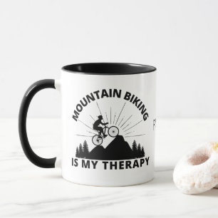Mountainbiken ist meine Therapie Tasse