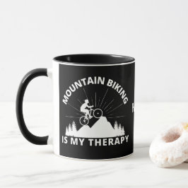 Mountainbiken ist meine Therapie Tasse