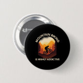 Mountainbiken ist sehr ansprechend button (Vorne & Hinten)