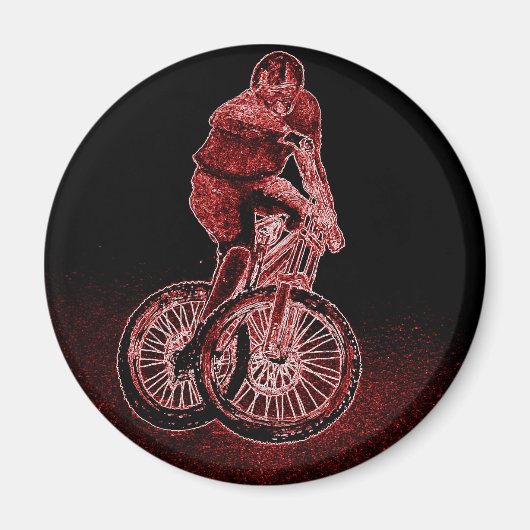 Mountainbiken Magnet (Vorne)