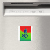 Mountainbiken Magnet (In Situ (Geschirrspüler))
