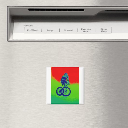 Mountainbiken Magnet (In Situ (Geschirrspüler))