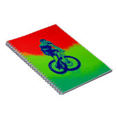 Mountainbiken Notizblock (Rechte Seite)