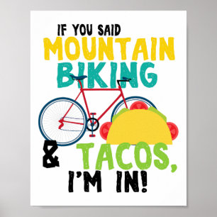 Mountainbiken - Outdoor MTB Downhill Fahrrad Poster