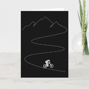 Mountainbiken - Radfahrer Fahrrad Single Tra Karte