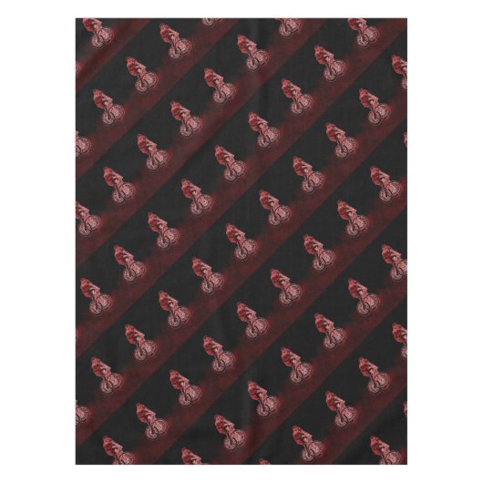 Mountainbiken Tischdecke (Vorderseite)