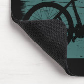 Mountainbiken Vintage Mousepad (Ecke)