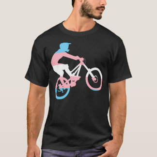 Mountainbiker 1 Transgender-Flag-Version T-Shirt