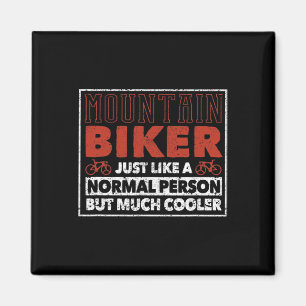 Mountainbiker-Definition Lustig Radfahren Mtb Down Magnet
