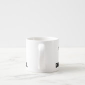 Mountainbiker Espressotasse (Rückseite)