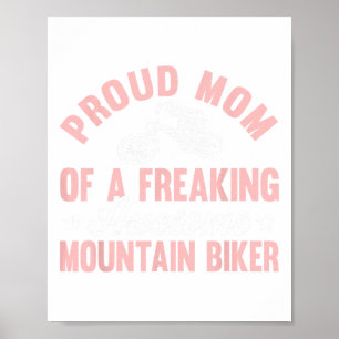 Mountainbiker Fahrrad Mtb Radfahren Fahrradfahren  Poster
