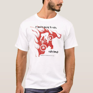 Mountainbiker "Fahrt stark!" T - Shirt