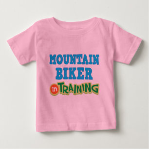 Mountainbiker im Training (Zukunft) Baby T-shirt