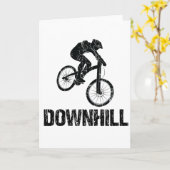 Mountainbiker Karte (Gelbe Blume)