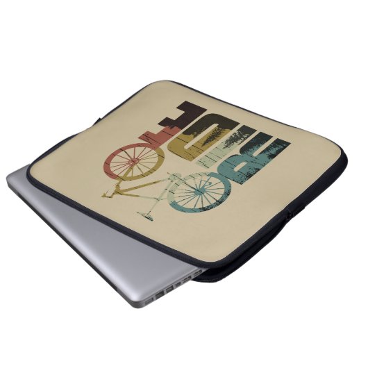 Mountainbiker Laptopschutzhülle (Vorne Knopf)