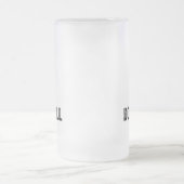 Mountainbiker Mattglas Bierglas (Mittel)