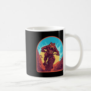 Mountainbiker Monster Tolles Horror-Radfahren Illu Kaffeetasse