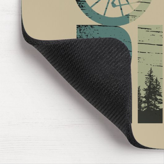 Mountainbiker Mousepad (Ecke)
