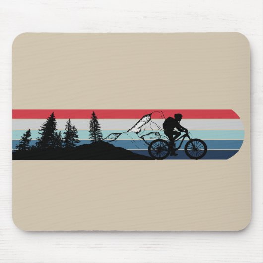 Mountainbiker Mousepad (Vorne)