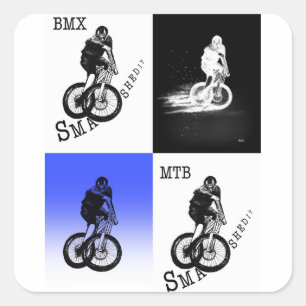 Mountainbiker MTB BMX CYCLIST Stickers