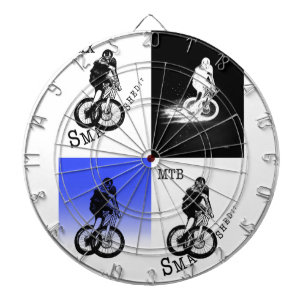 Mountainbiker MTB BMX CYCLIST Stickers Dartscheibe