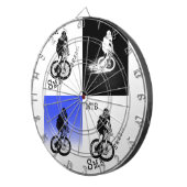 Mountainbiker MTB BMX CYCLIST Stickers Dartscheibe (Vorderseite rechts)