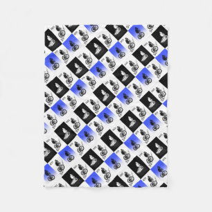 Mountainbiker MTB BMX CYCLIST Stickers Fleecedecke
