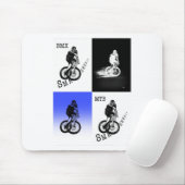 Mountainbiker MTB BMX CYCLIST Stickers Mousepad (Mit Mouse)