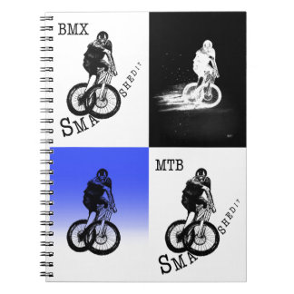Mountainbiker MTB BMX CYCLIST Stickers Notizblock