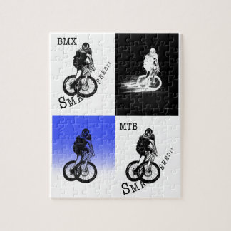 Mountainbiker MTB BMX CYCLIST Stickers Puzzle