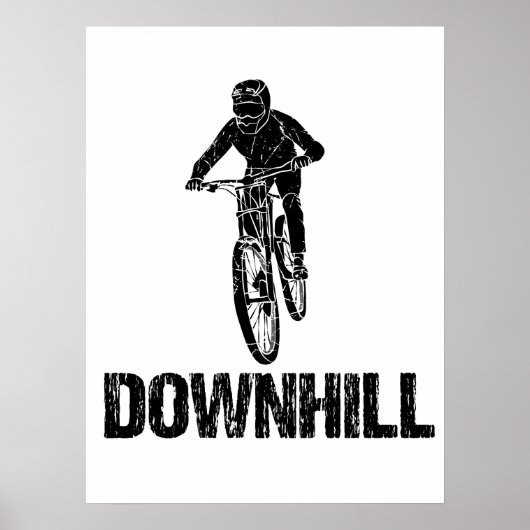 Mountainbiker Poster (Vorne)