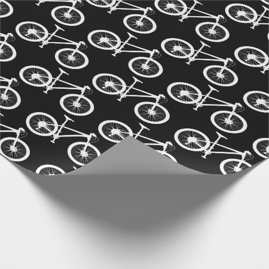 Mountainbiker Radfahrer Geburtstag Geschenkpapier (Ecke)