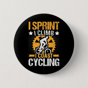 Mountainbiker Radfahrer Liebhaber Rennrad Radfahre Button