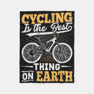 Mountainbiker Radsportliebhaber Rennradfahrer Enth Fleecedecke