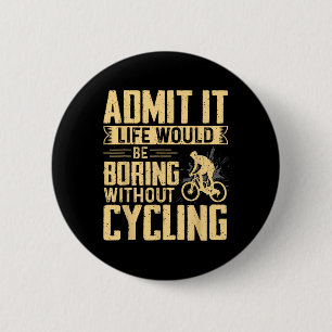 Mountainbiker Radsportliebhaber Straßenfahrrad Rad Button