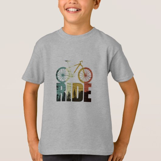 Mountainbiker T-Shirt (Vorderseite)