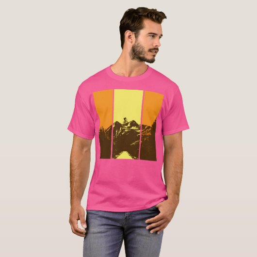 Mountainbiker T-Shirt (Vorne ganz)