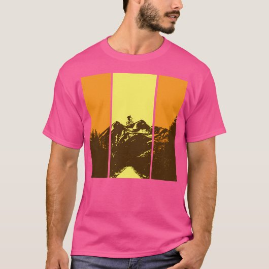 Mountainbiker T-Shirt (Vorderseite)